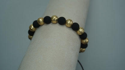 Pulsera Tejida Estrella Laminado