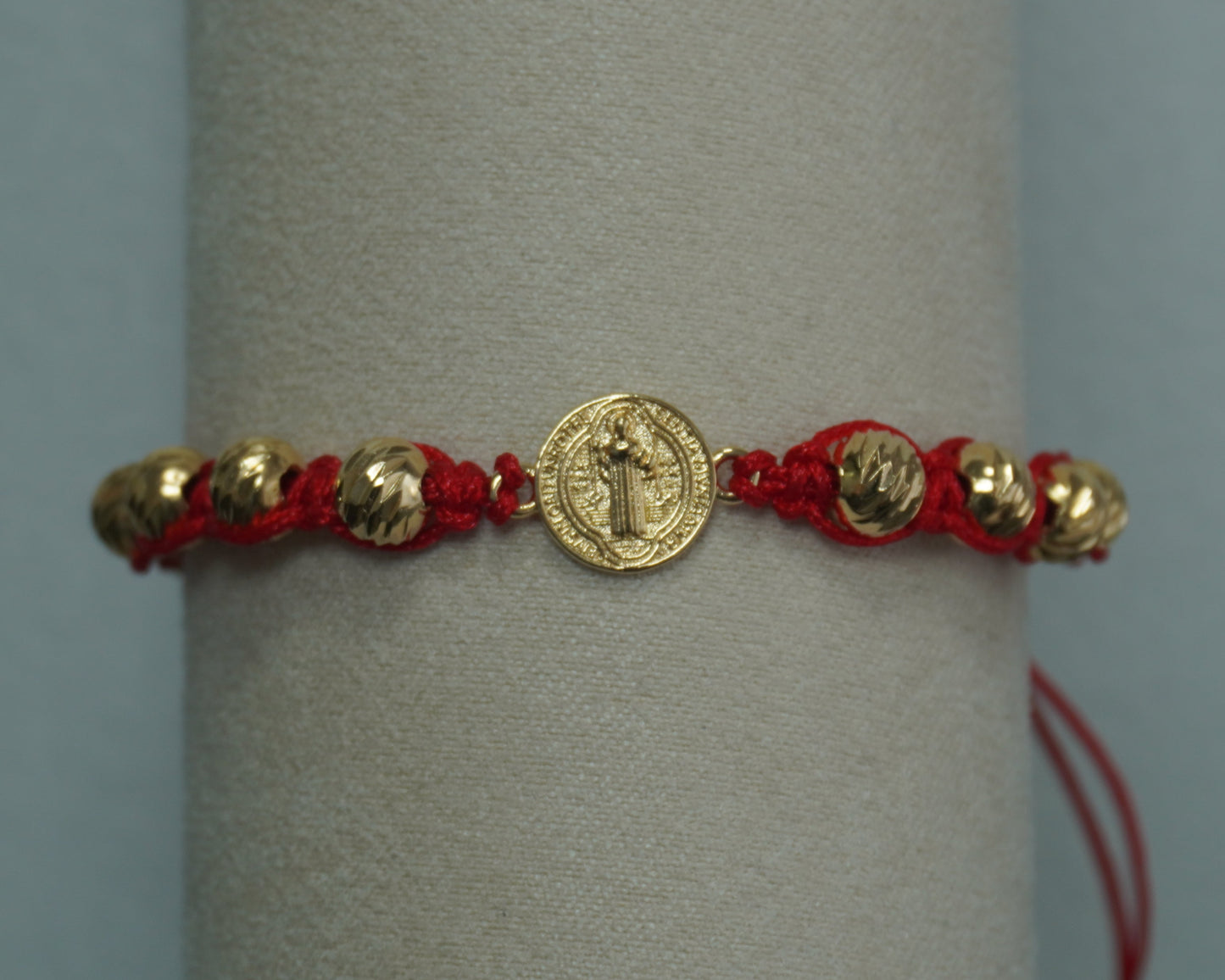 Pulsera Tejida San Benito Diamantada Laminado