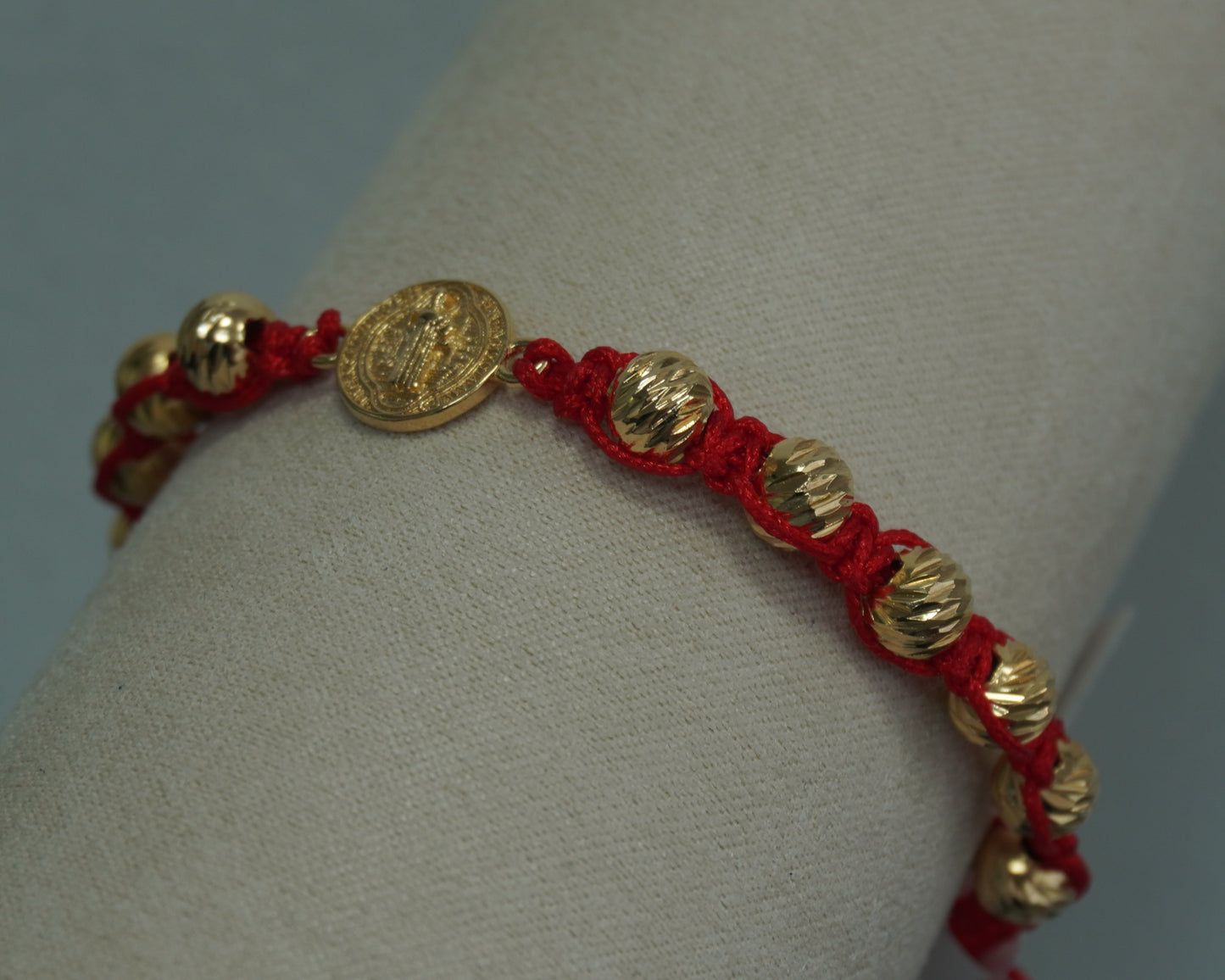 Pulsera Tejida San Benito Diamantada Laminado