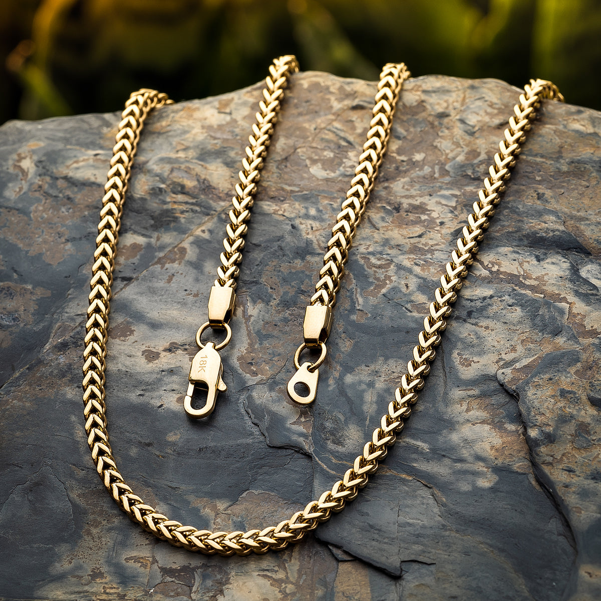 Cadena Franco Hombre Oro Laminado