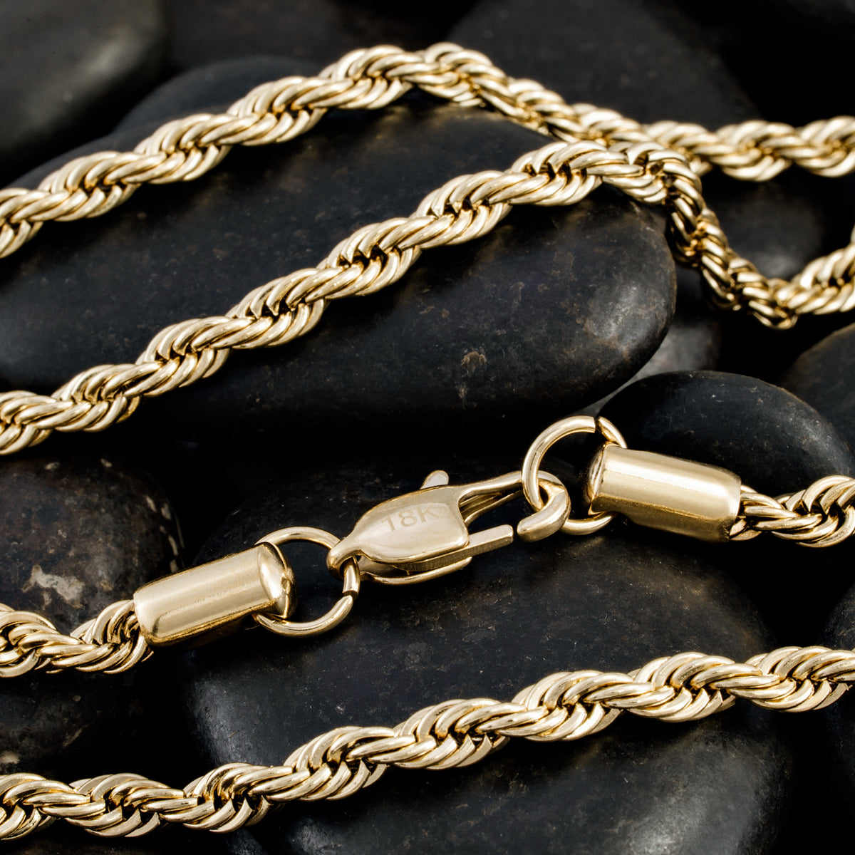 Cadena Lazo Hombre Oro Laminado