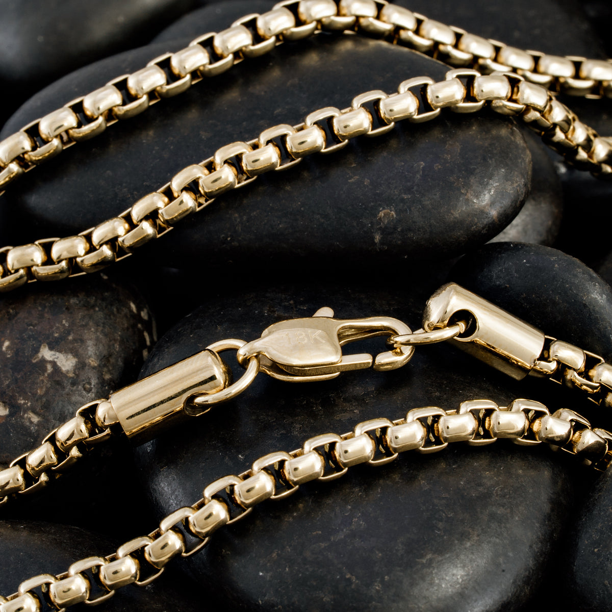 Cadena Veneciana Hombre Oro Laminado