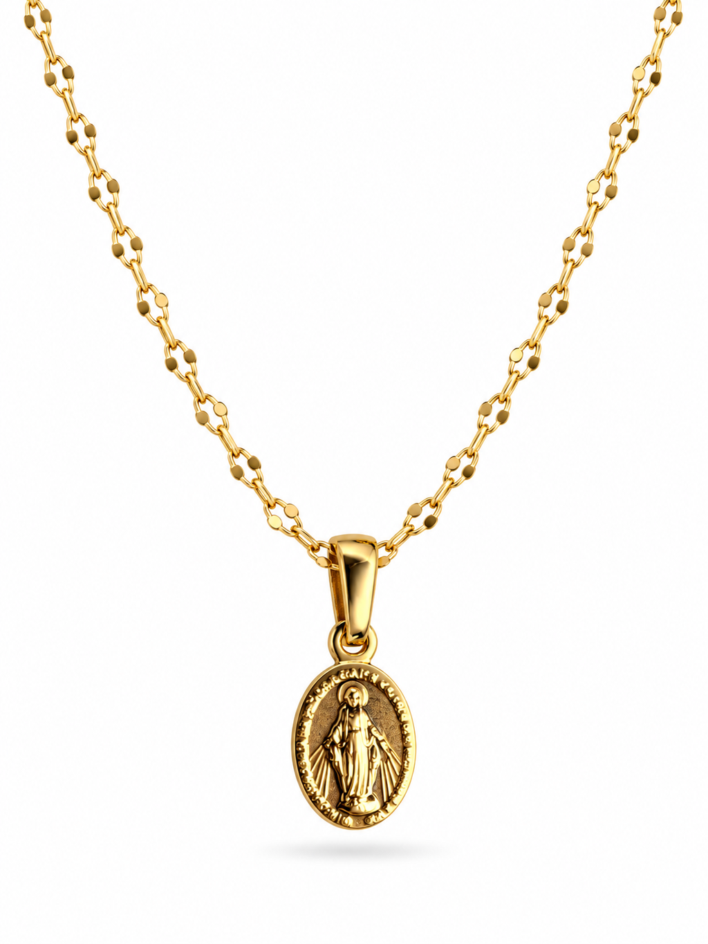 Dije Milagrosa Mini Oro Laminado