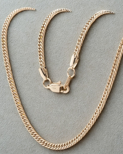 Cadena Cubana Doble Hombre