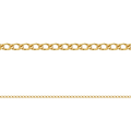 Cadena Doble Barbada Oro 18k Mujer