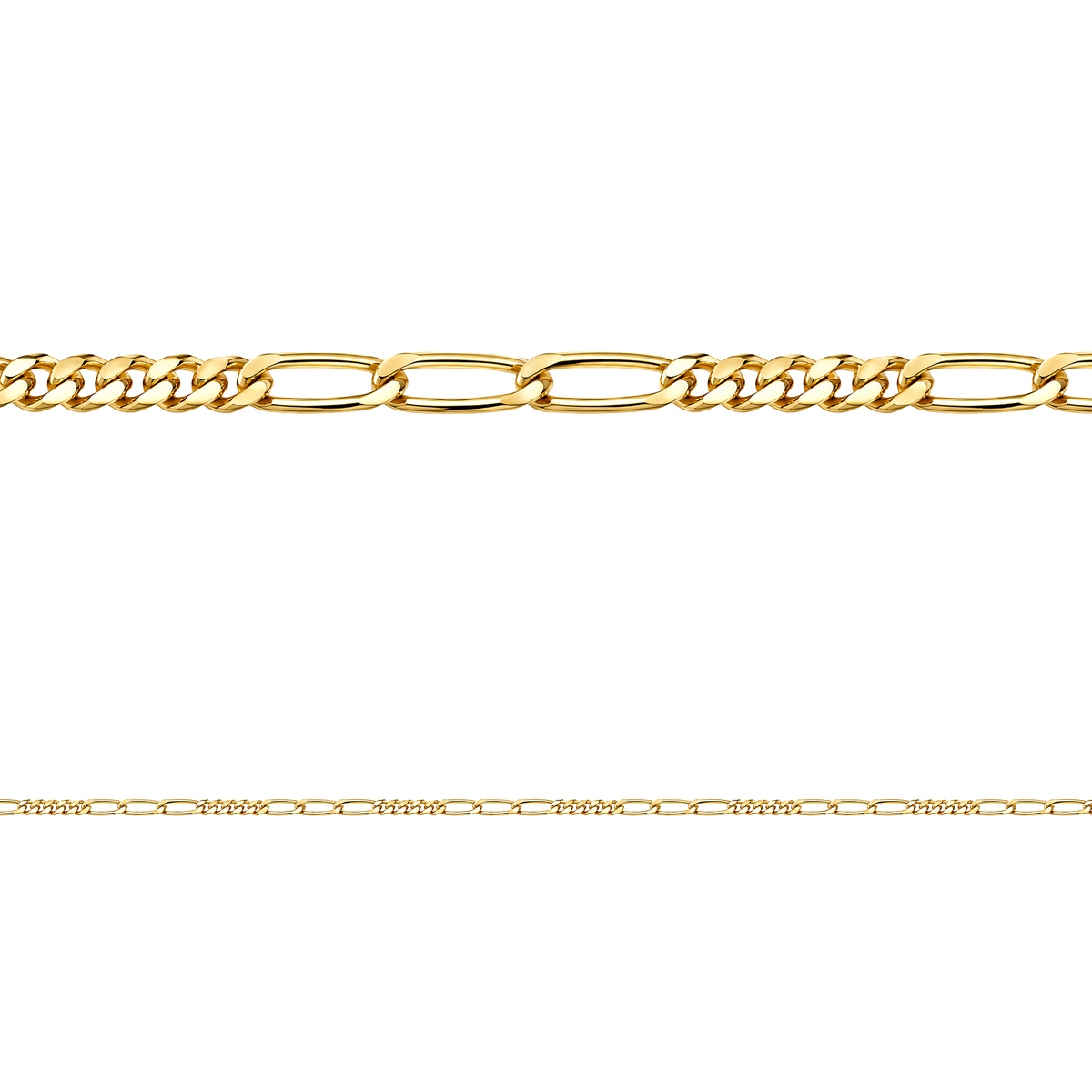 Cadena Fígaro 40(5-5) Oro Mujer