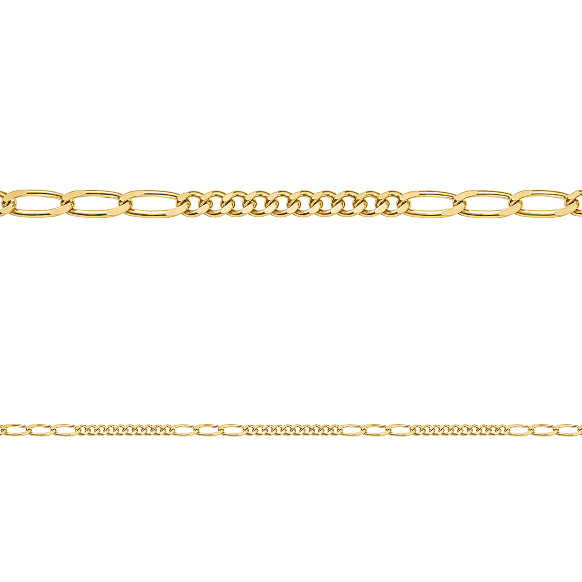 Cadena Figaro 60 (3-10) Oro Mujer