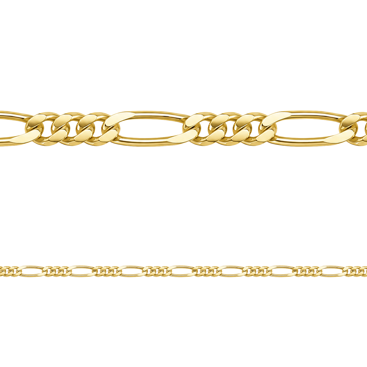 Cadena Fígaro 90 Oro Mujer