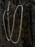 Cadena Espiga Hombre Oro Laminado