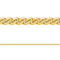 Cadena Lomo de Corvina 40 Oro Mujer
