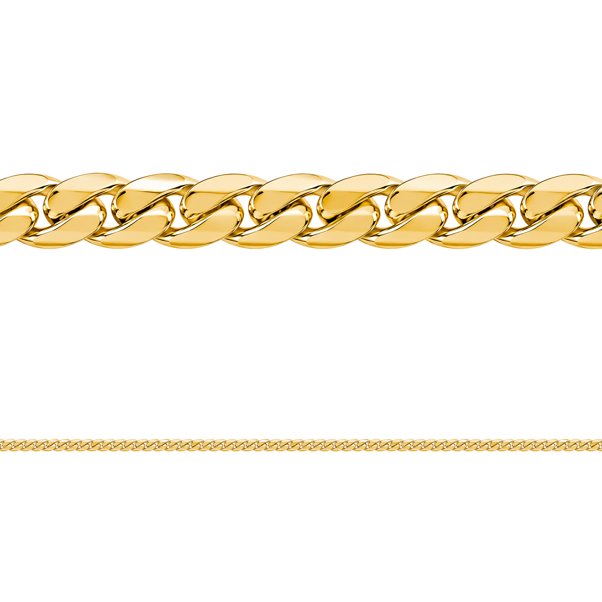 Cadena Lomo de Corvina 40 Oro Mujer