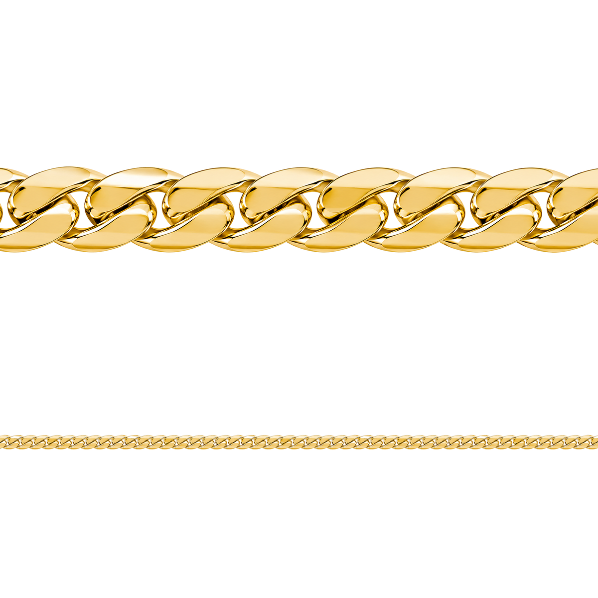Cadena Lomo de Corvina 50 Oro Hombre