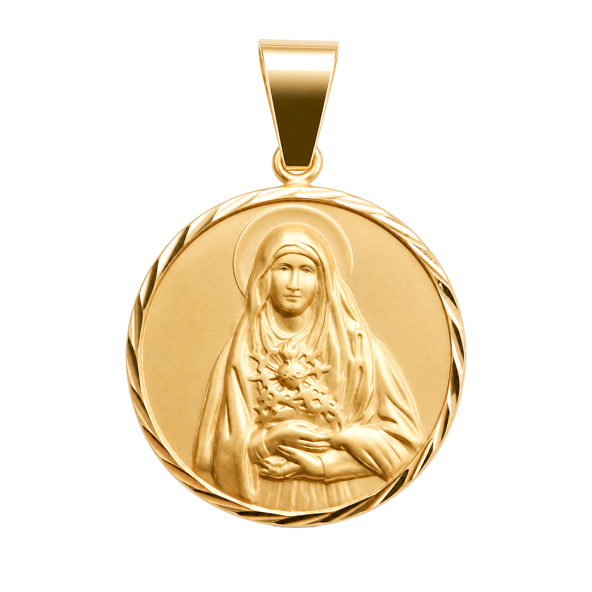 Dije Dolorosa 22mm Oro 18k