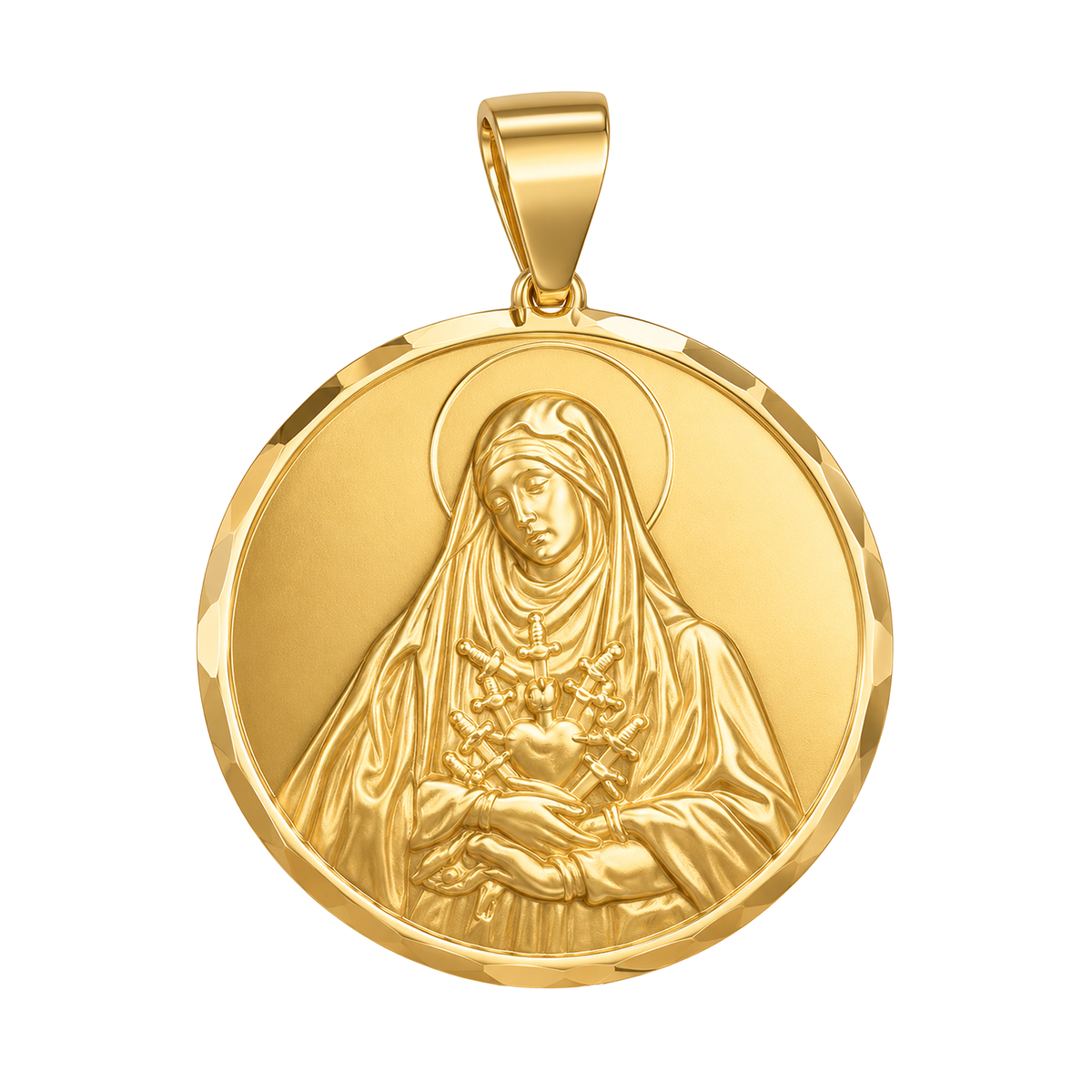 Dije Dolorosa 25mm Oro 18k
