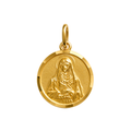 Dije Dolorosa Satinada 12mm Oro 18k