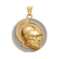 Dije Soldado Grande Oro 18k