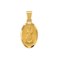 Dije Virgen del Cisne Mediana Oro 18k