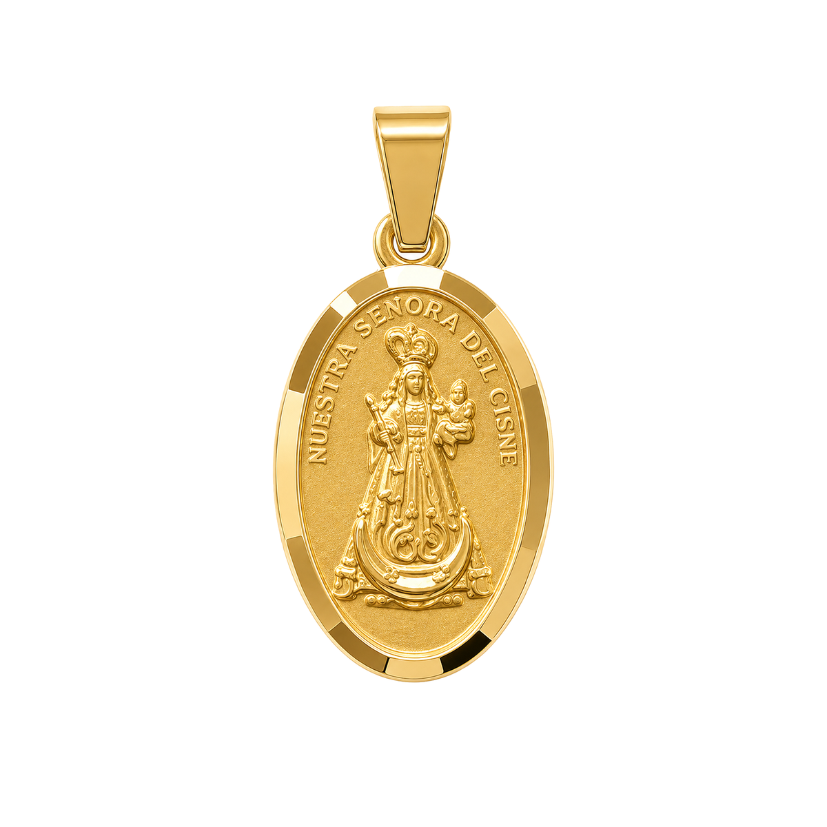 Dije Virgen del Cisne Oro 18k