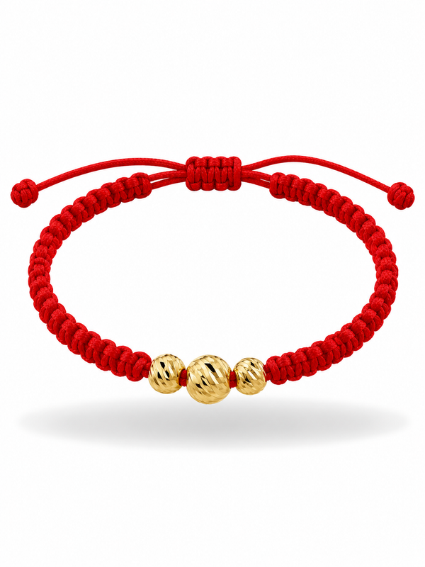 Manilla con 2 BD #5 y 1 BD #6 Oro 18k