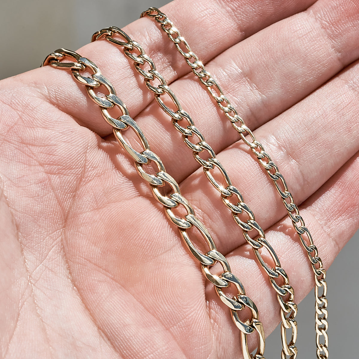 Cadena Cartere Hombre Oro Laminado