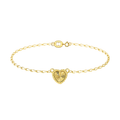 Pulso Corazón Solar Oro Macizo 18k