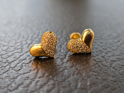 Arete Corazón Liso