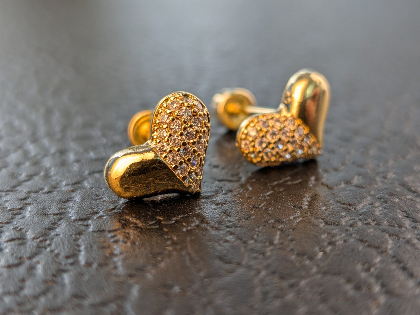 Arete Corazón Liso