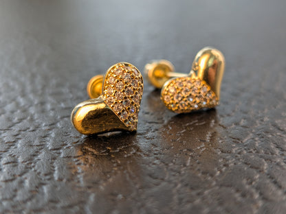 Arete Corazón Liso