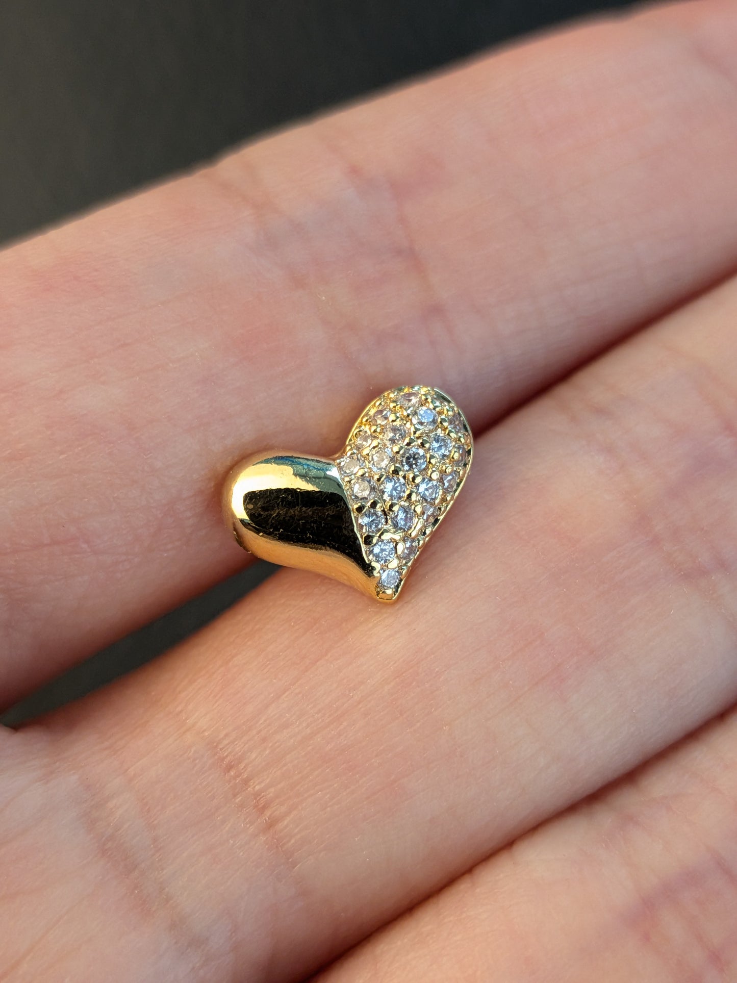 Arete Corazón Liso