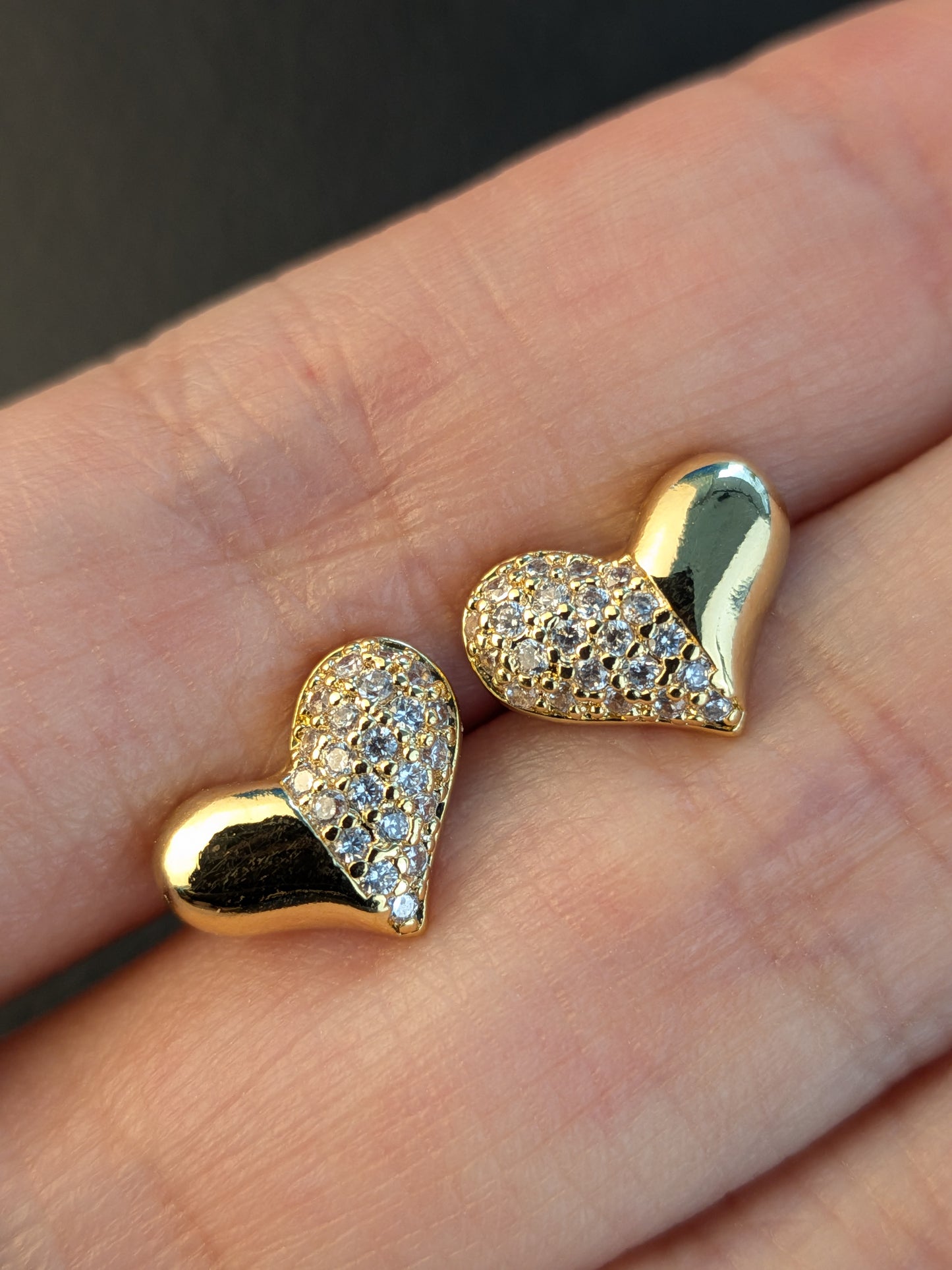 Arete Corazón Liso