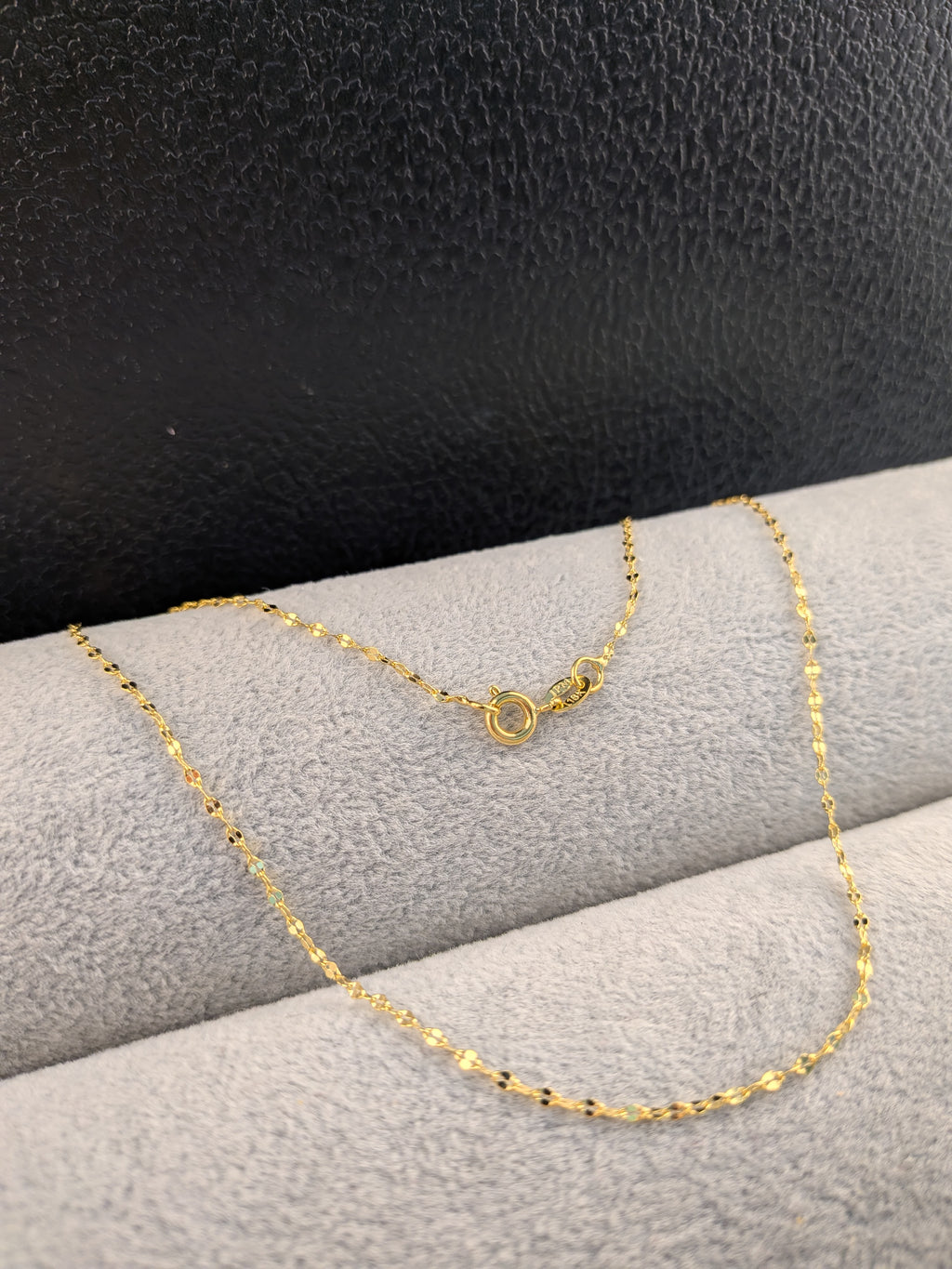 Cadena Lluvia Mujer Oro Laminado