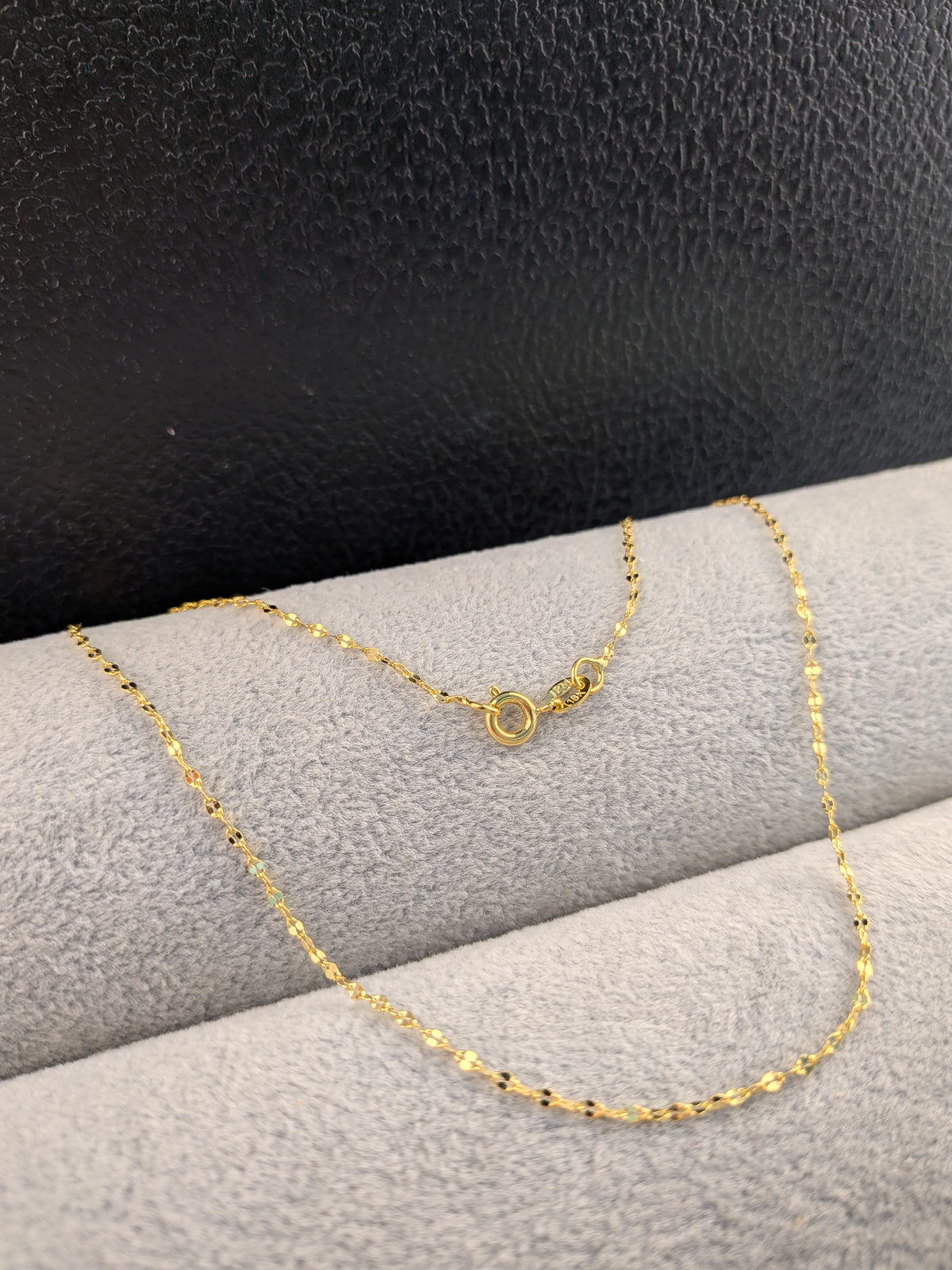 Cadena Lluvia Mujer Oro Laminado