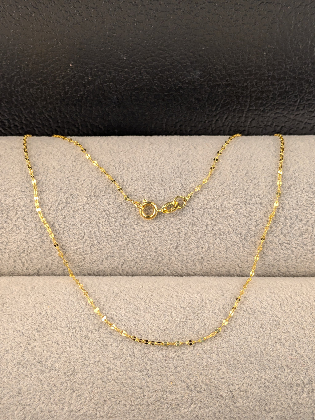 Cadena Lluvia Mujer Oro Laminado