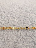 Cadena Lluvia Mujer Oro Laminado