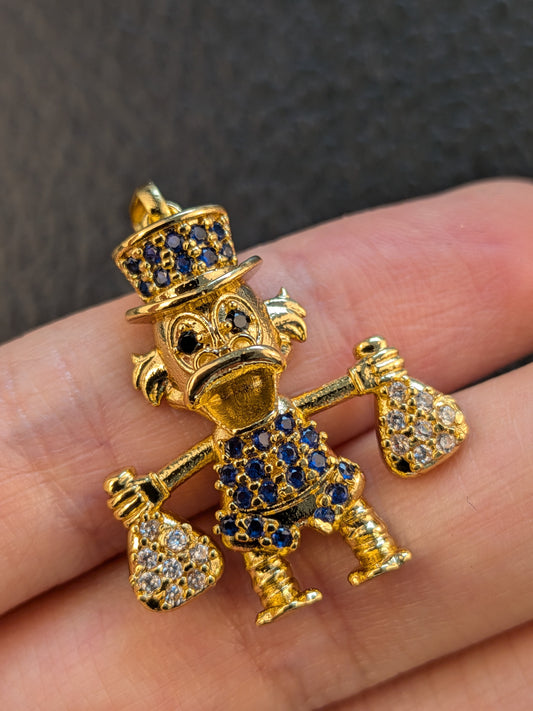 Dije Pato Rico Diamantes