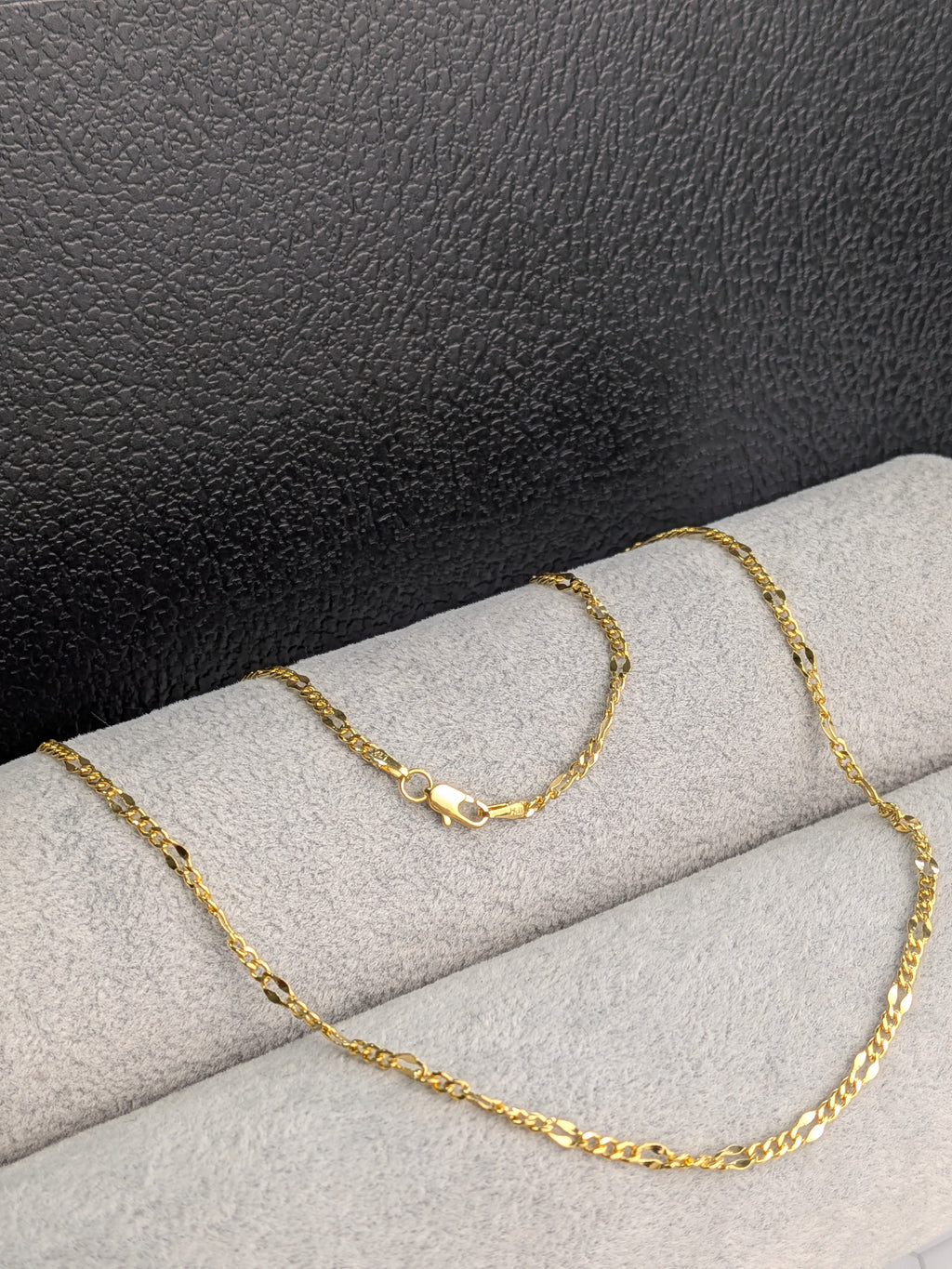Cadena 3x1 Mujer Oro Laminado