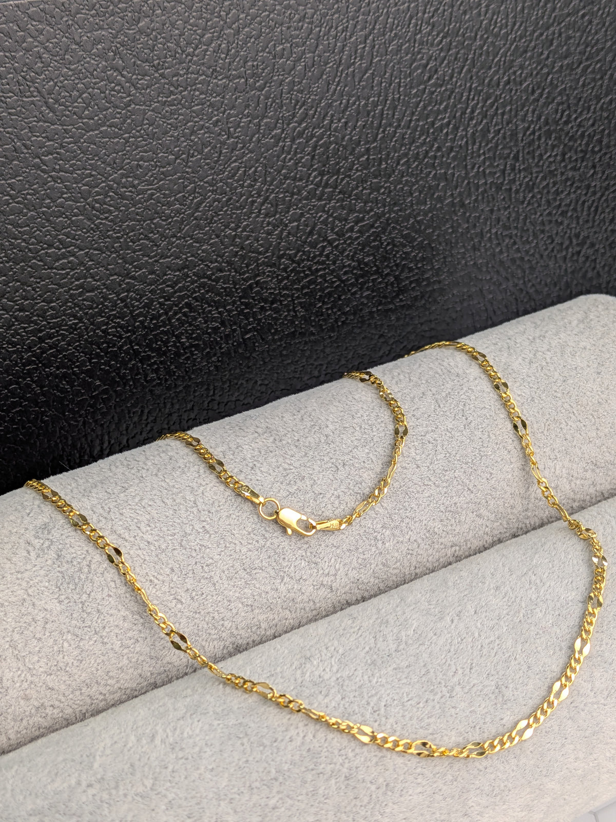 Cadena 3x1 Mujer Oro Laminado