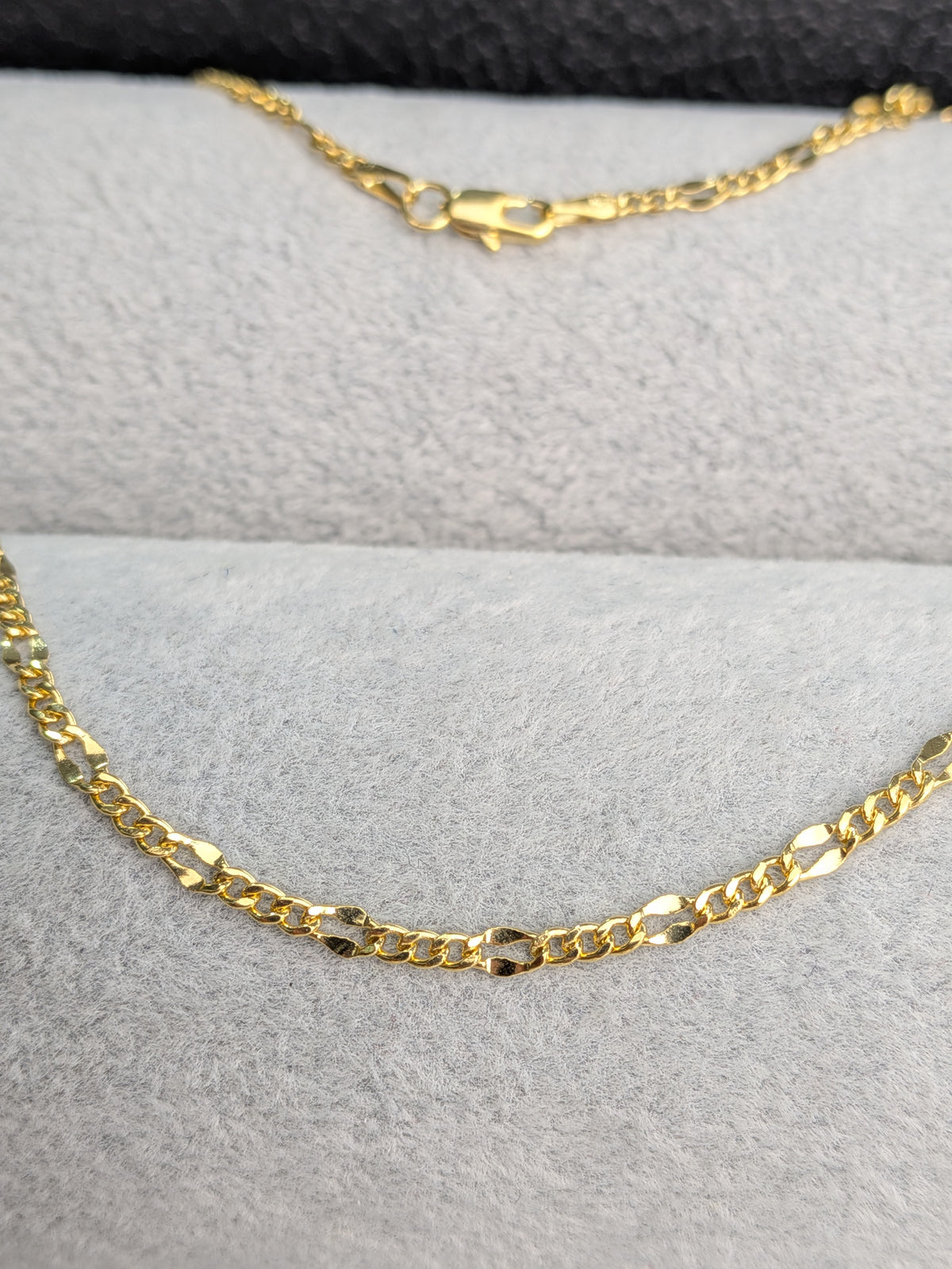 Cadena 3x1 Mujer Oro Laminado