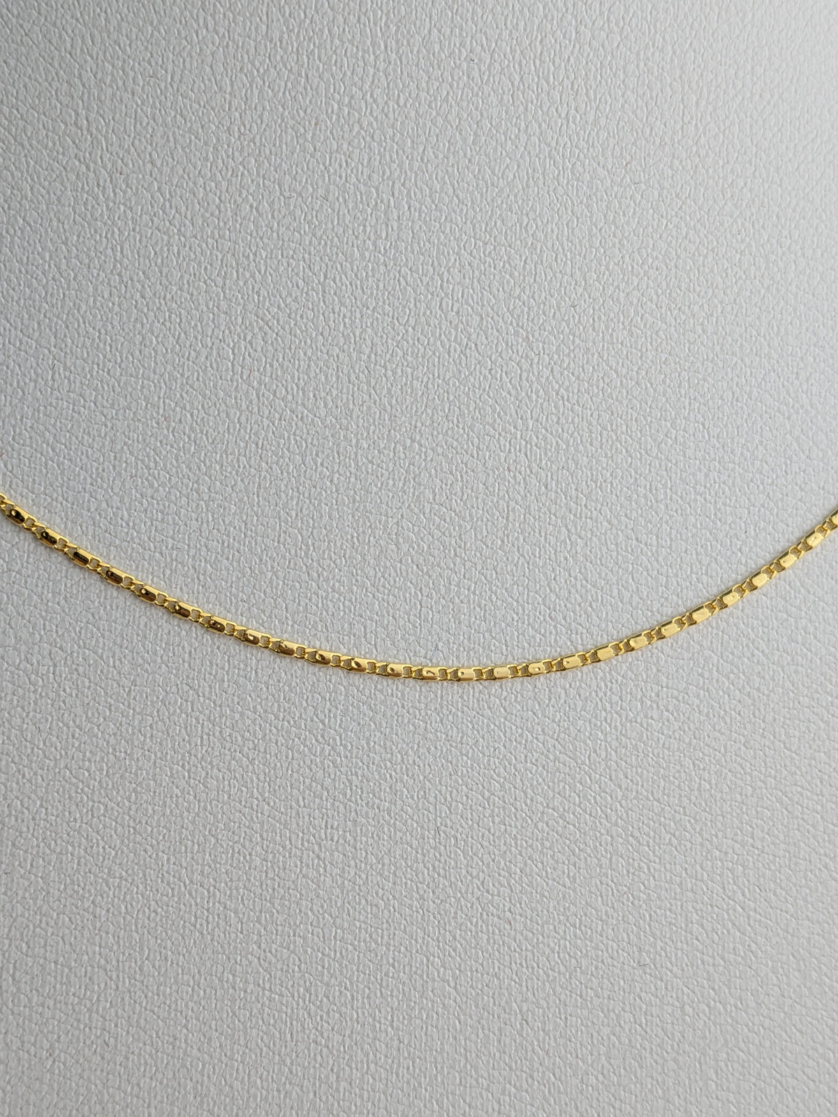 Cadena Plana Fina 1mm Mujer