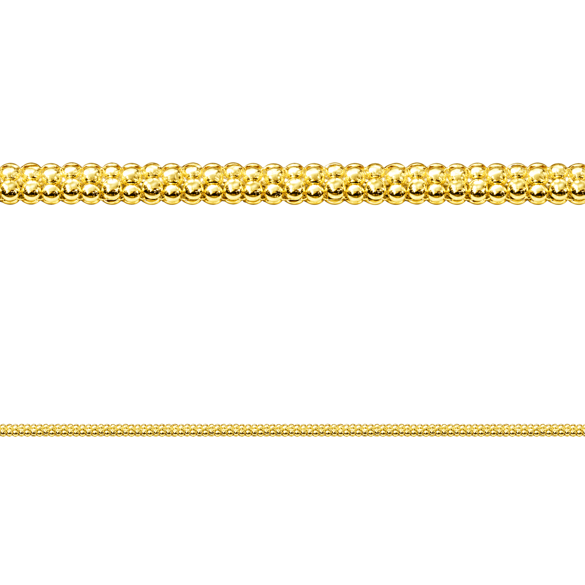 Cadena Pop Corn Oro Mujer