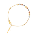 Pulso Denario 3 Oros Grande Oro 18k