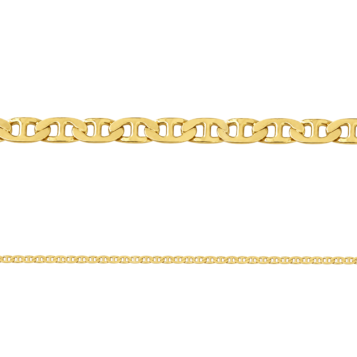 Cadena Puma Planchada 50 Oro Mujer