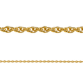 Cadena Torzal 40 Oro Mujer