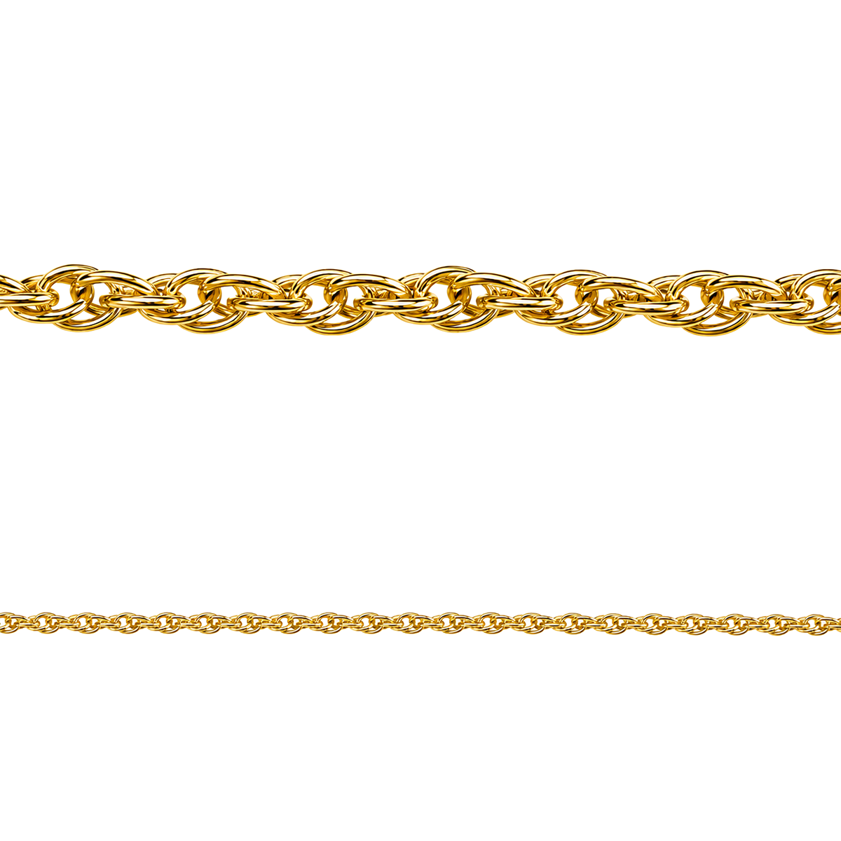 Cadena Torzal 40 Oro Mujer