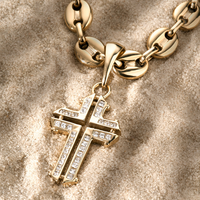 Dije Cruz Luxus Con Circones - TAG Joyas